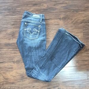 Women's Denim Blue Flare Jeans Size 2
